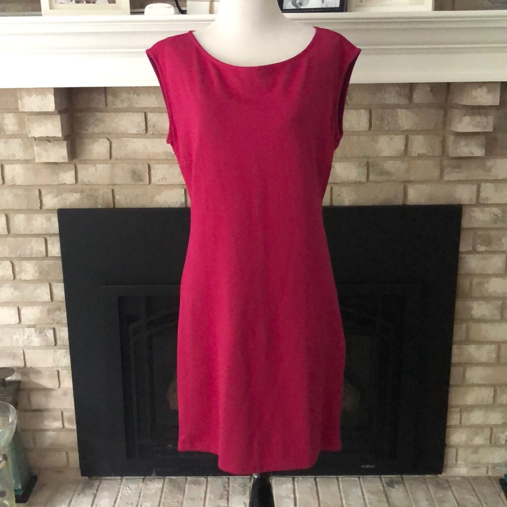 Urban CoCo Fuchsia Sleeveless Sheath Dress size L